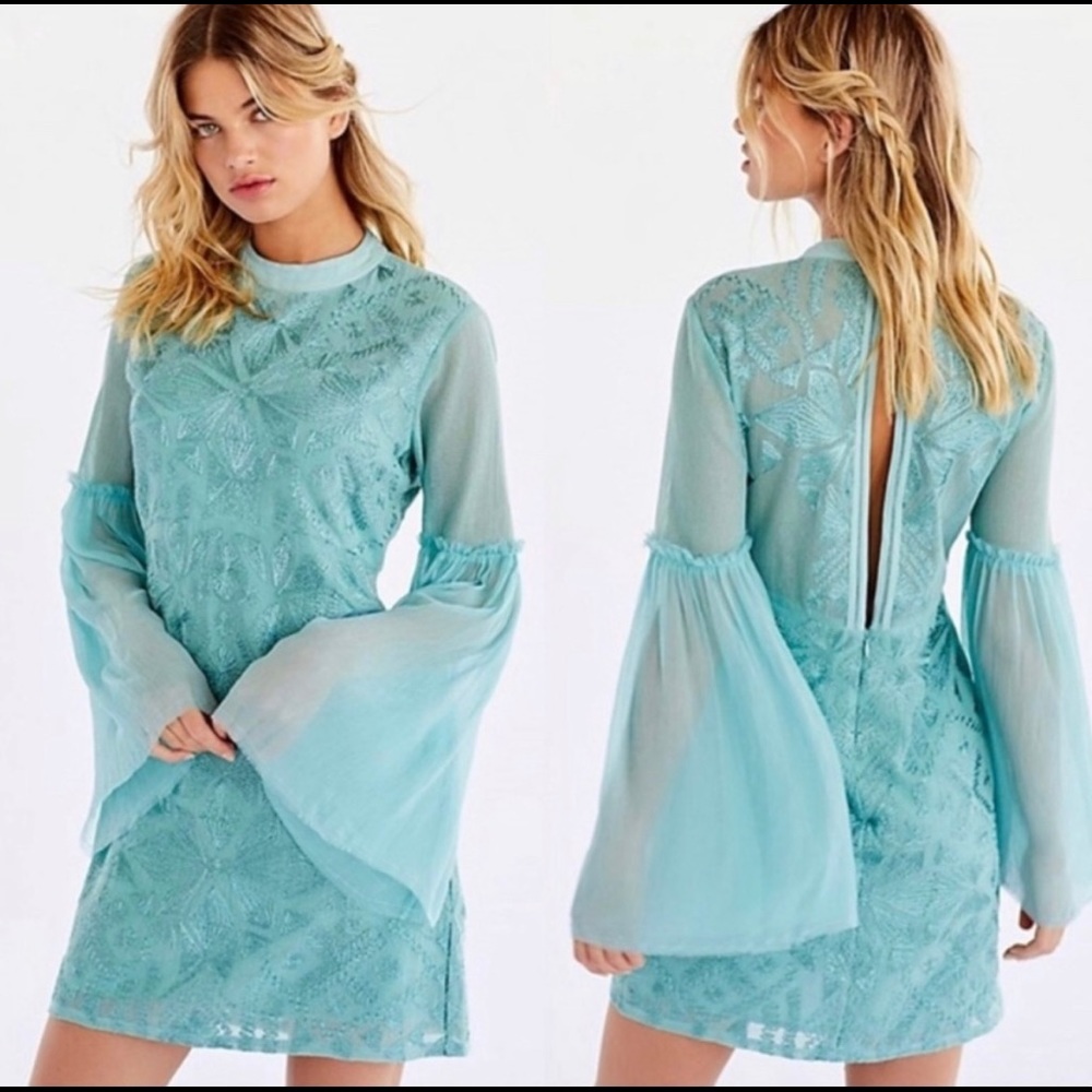 NWT $300 Free People Cleo Mini Dress Canton Party Cocktail Holiday Size 2